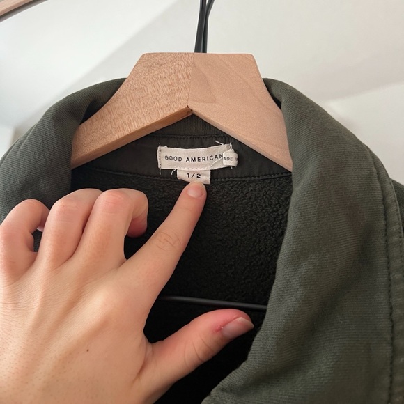 Good American Fleece Shirt Jacket - Picture 11 of 11